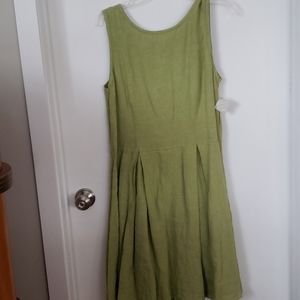 NWT VINTAGE CHRISTY ALLEN LINEN DRESS